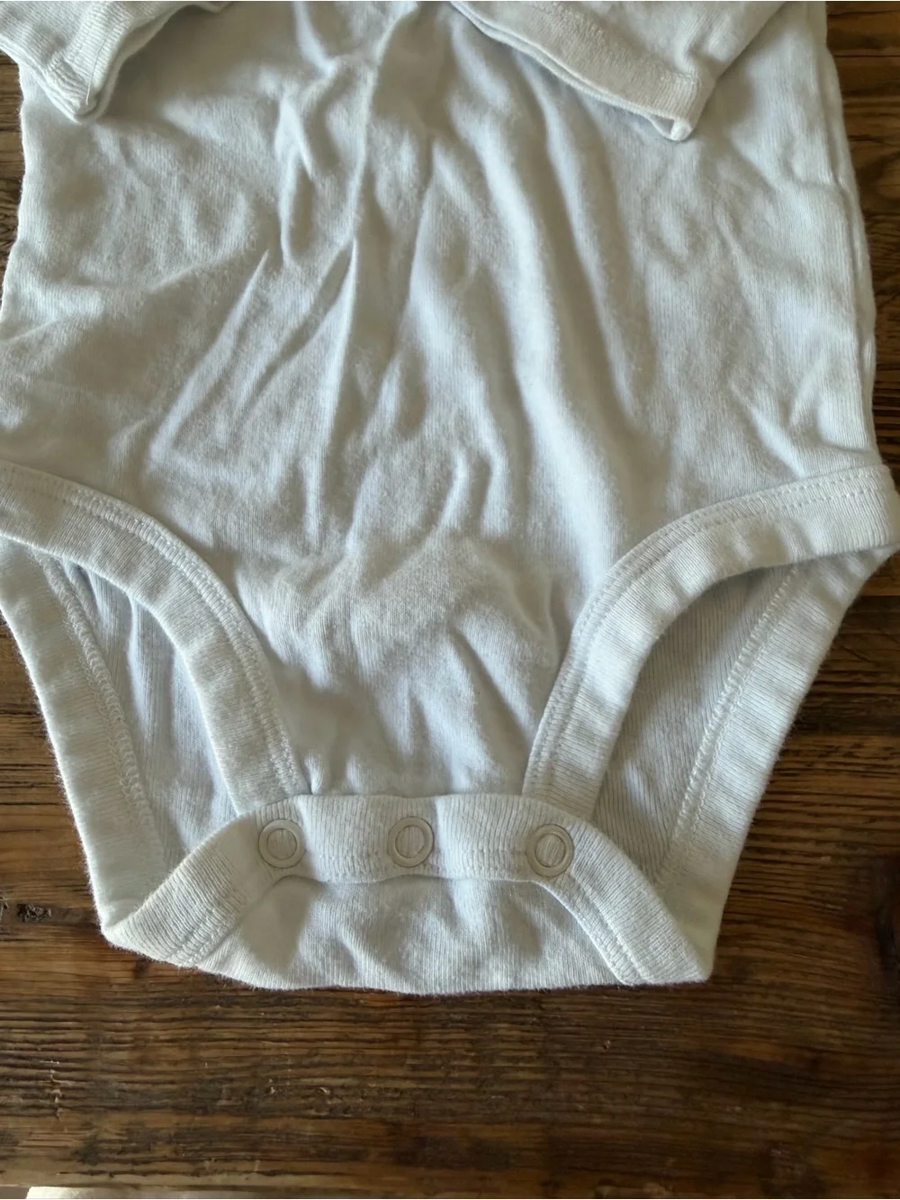 Carter’s 9 MONTHS White Baby One-Piece with Brown Bear Applique